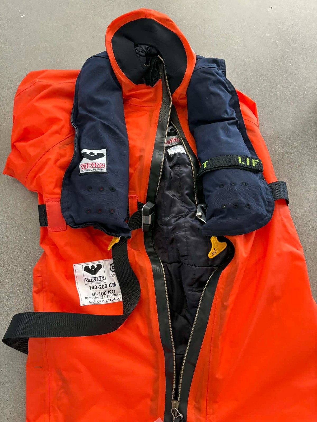 Viking Neoprene Abandonment Immersion Suit — Built-in Lifejacket — photo 2 of 4