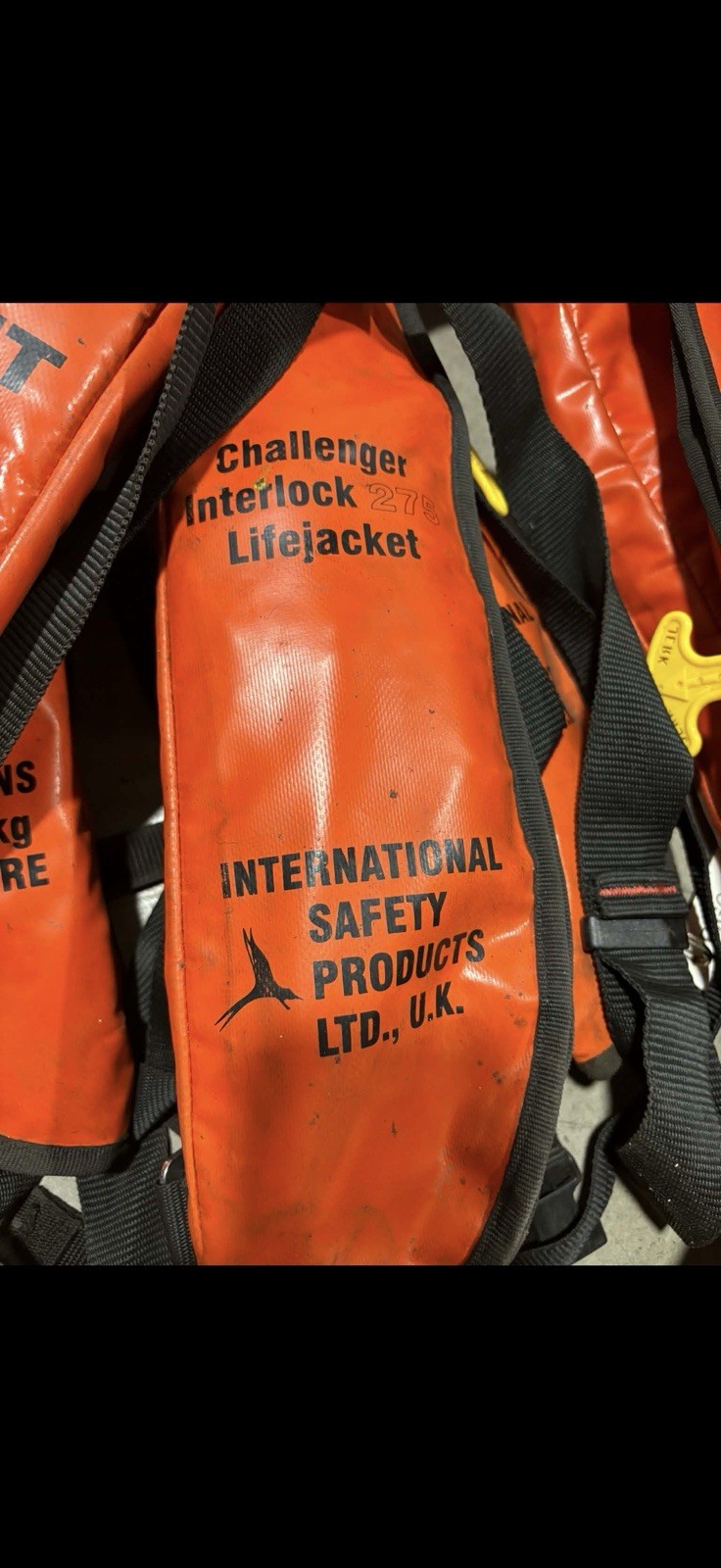 Challenger Interlock 275N SOLAS Lifejacket — Ex-Vessel, Unserviced — photo 3 of 4