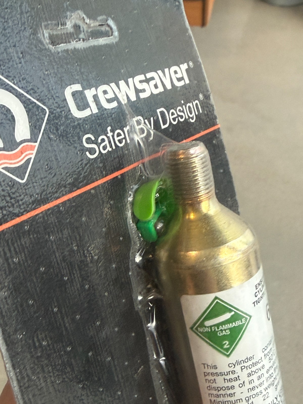 Crewsaver 60g Cylinder for Lifejacket — photo 3 of 3